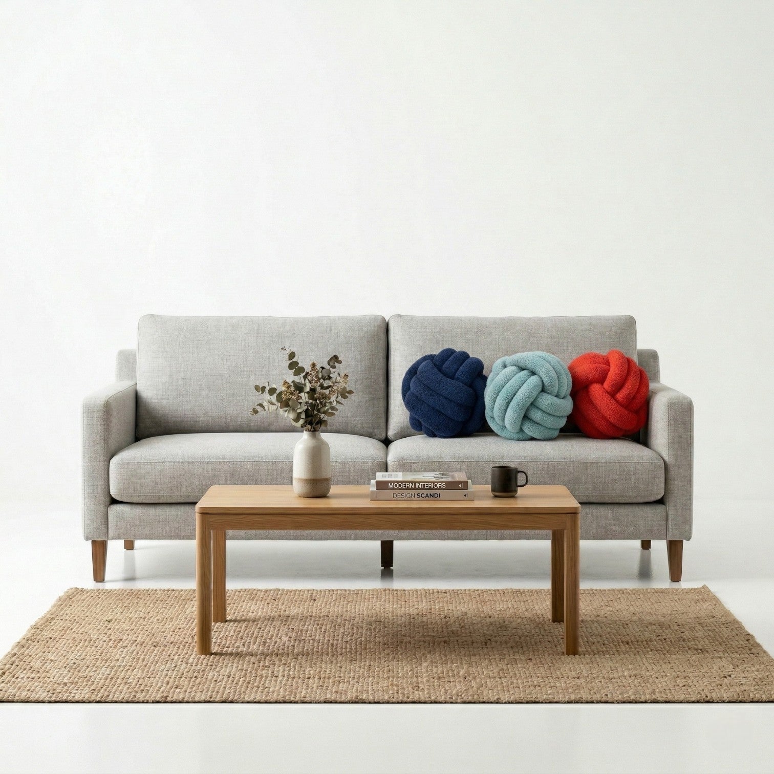 Sulainu Living | Sculptural Knot Cushion – Contemporary Statement Accent