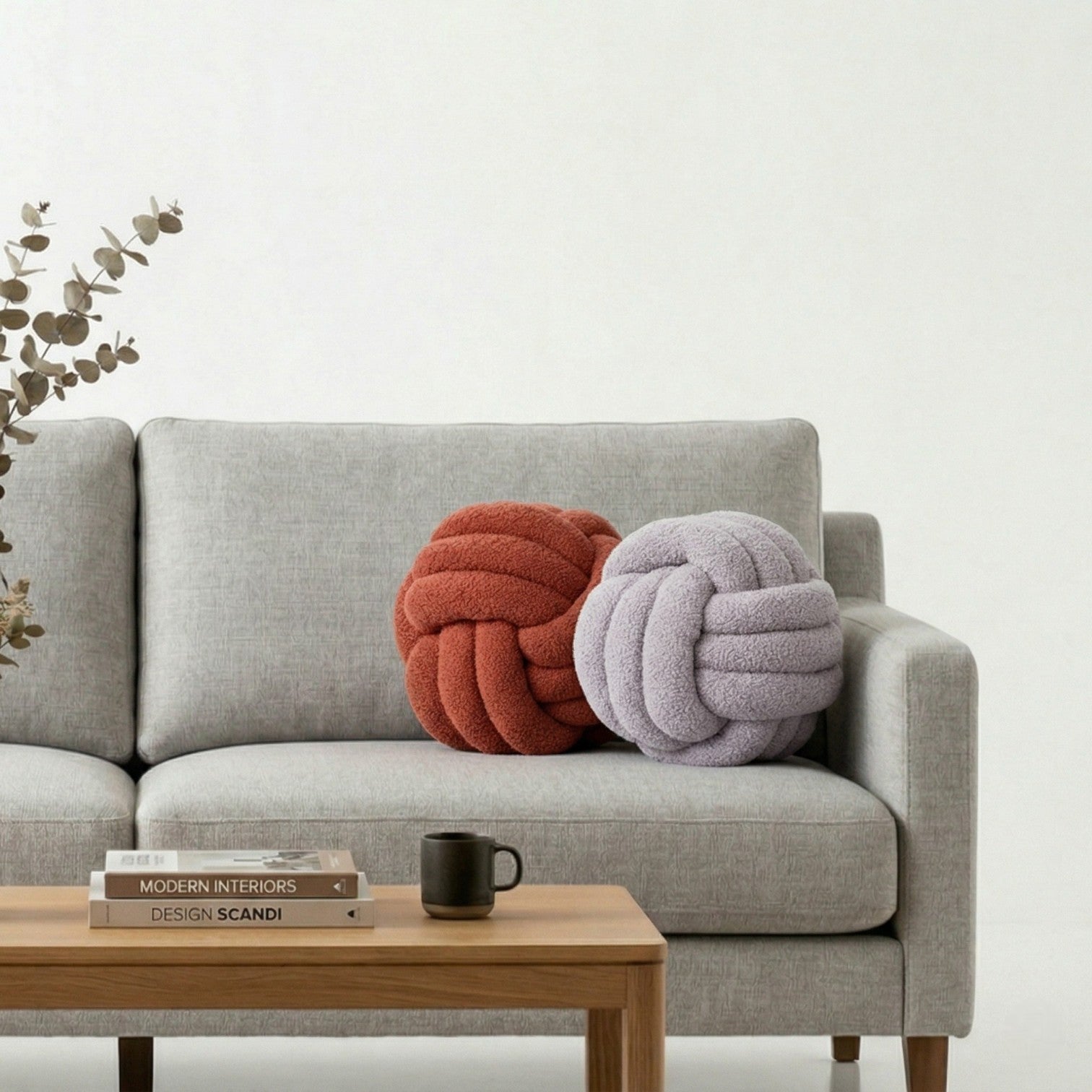 Sulainu Living | Sculptural Knot Cushion – Contemporary Statement Accent