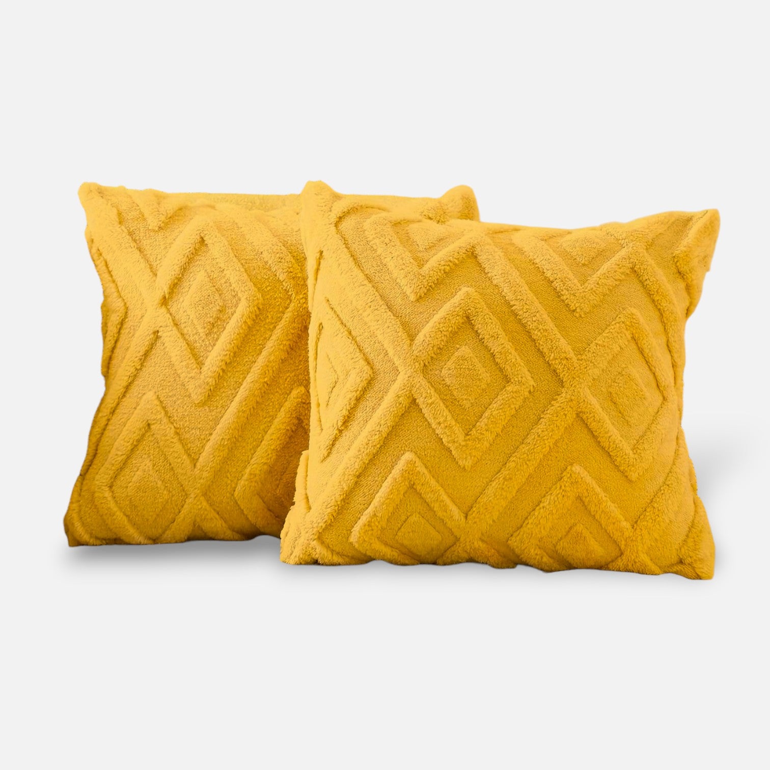 Sulainu Living | Geometric Tufted Cushion Covers – Sculpted Textural Elegance