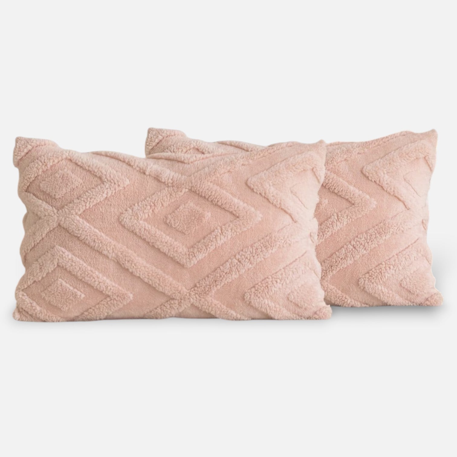 Sulainu Living | Geometric Tufted Cushion Covers – Sculpted Textural Elegance