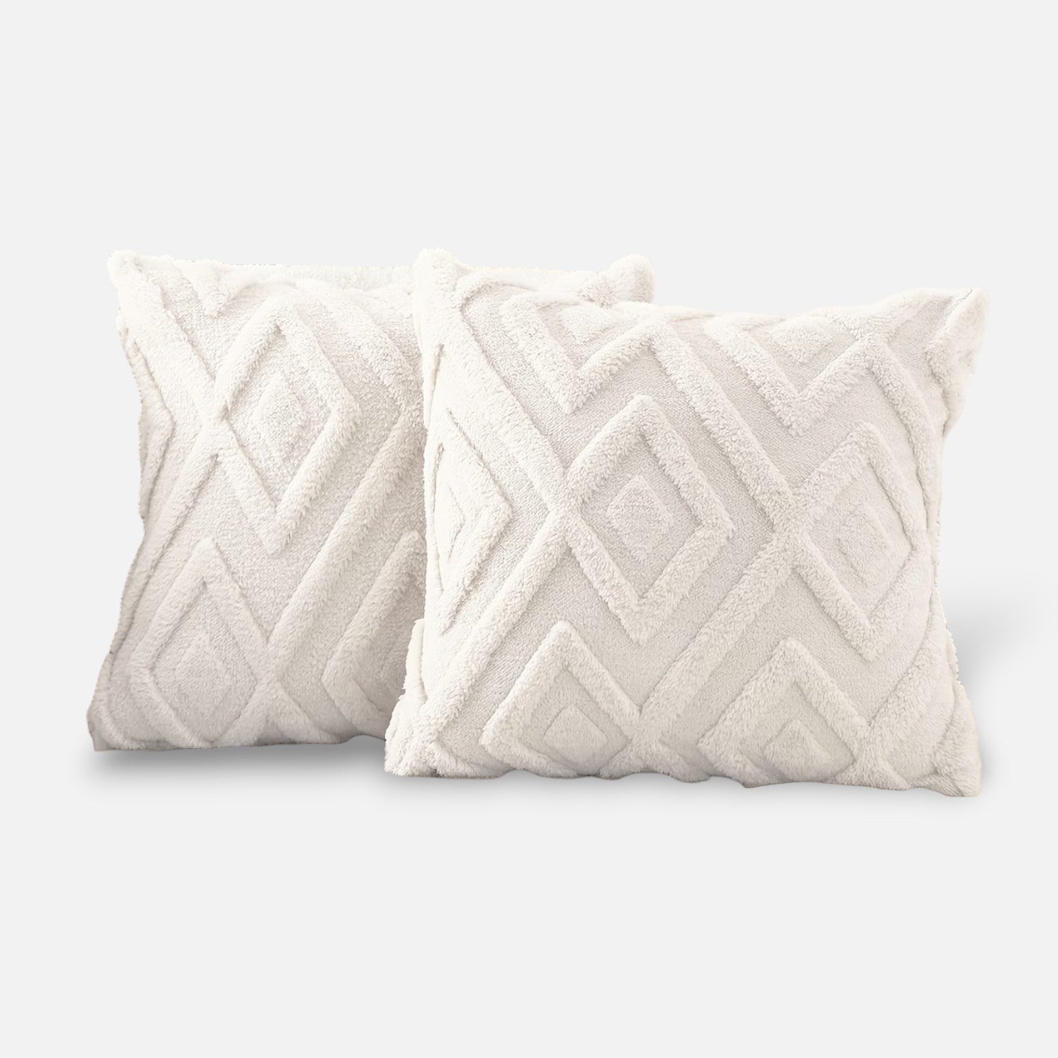 Sulainu Living | Geometric Tufted Cushion Covers – Sculpted Textural Elegance