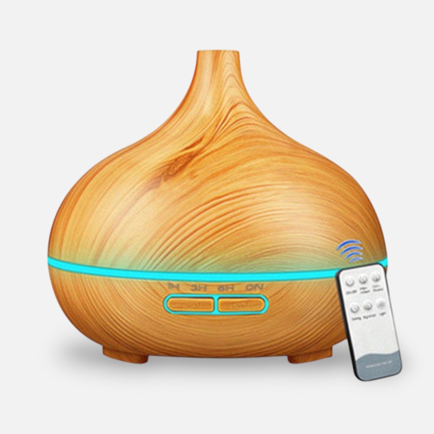 Sulainu Living | USB Aroma Diffuser – Wood Grain Mist Humidifier