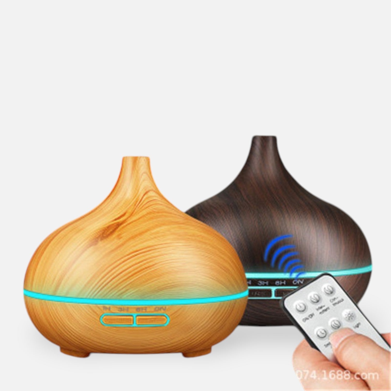 Sulainu Living | USB Aroma Diffuser – Wood Grain Mist Humidifier
