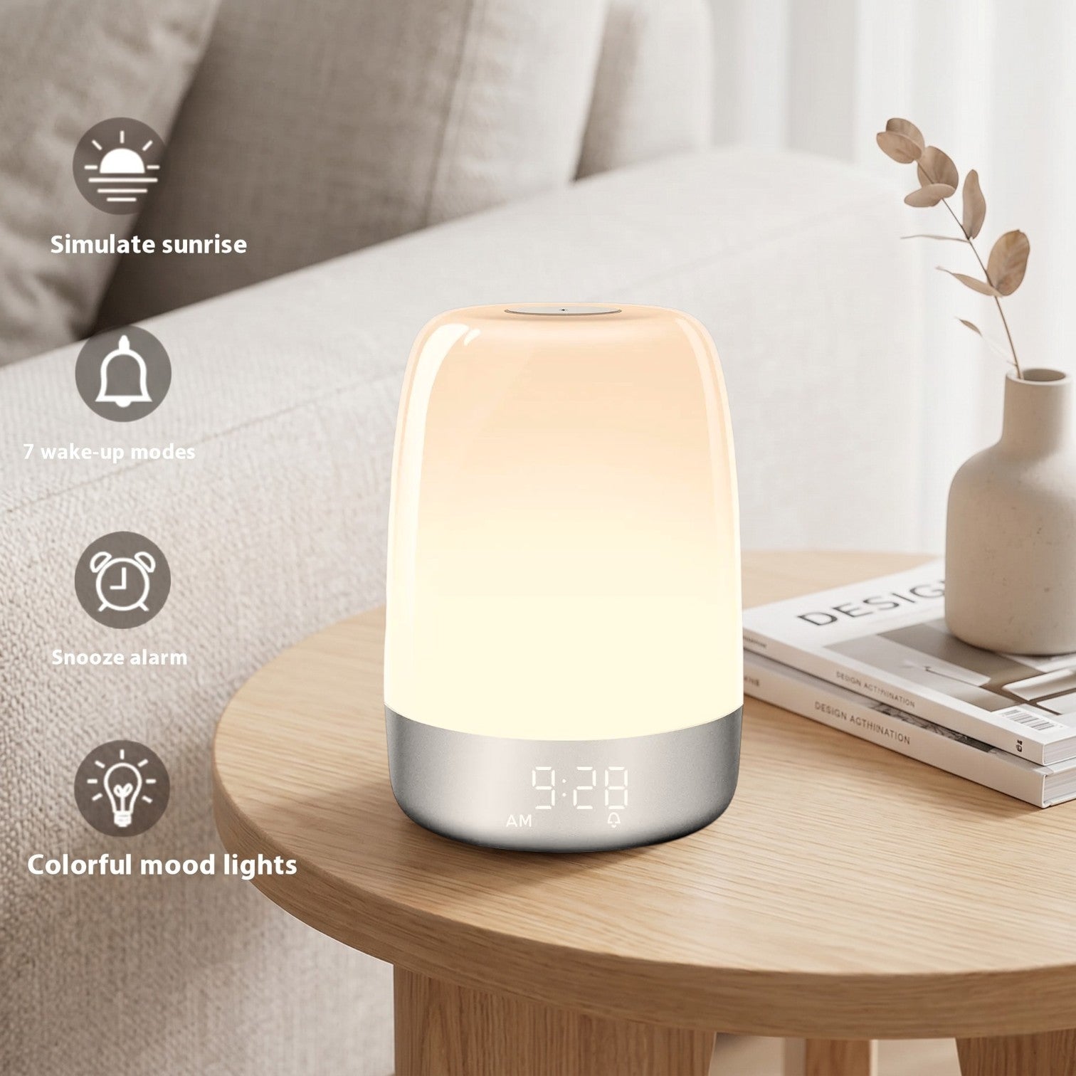 Sulainu Living | Ambient Touch Night Light – Modern LED Glow