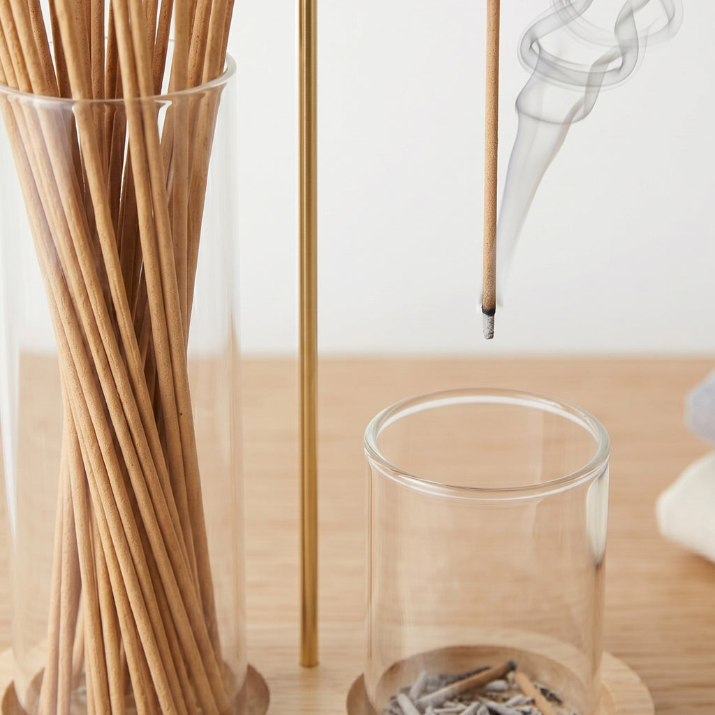 Sulainu Living | Minimal Incense Burner – Architectural Zen Design