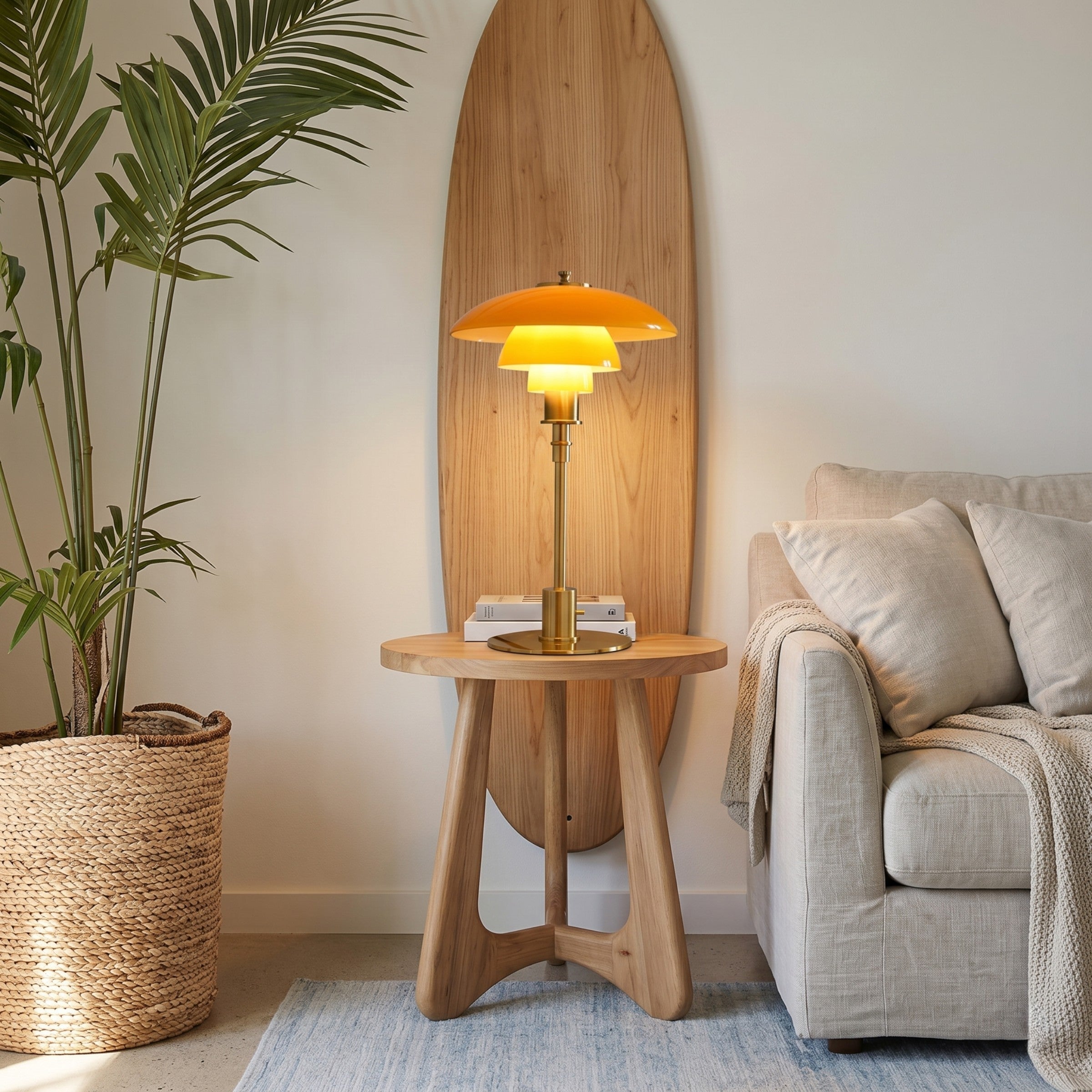 Sulainu Living | Nordic Table Lamp – Mid Century Modern Glow