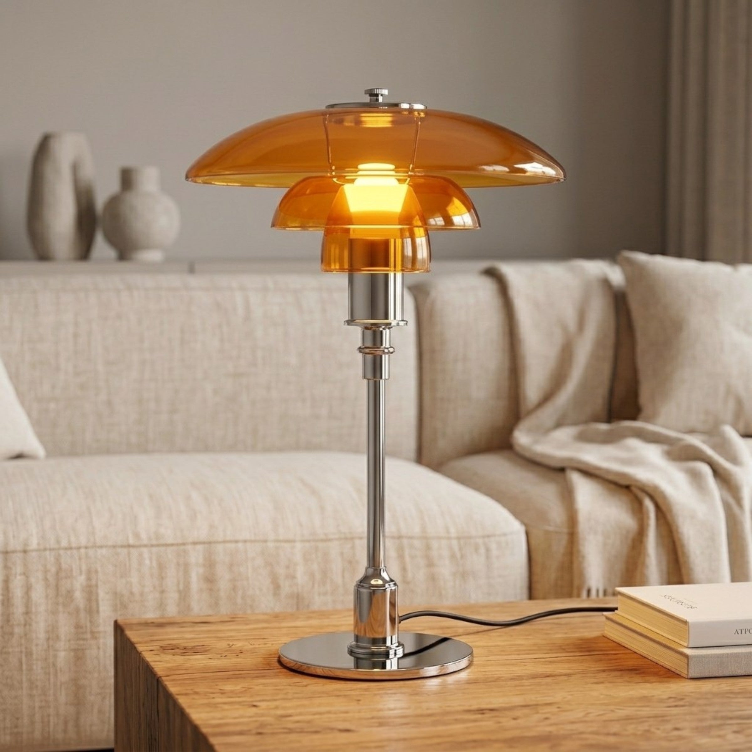Sulainu Living | Nordic Table Lamp – Mid Century Modern Glow