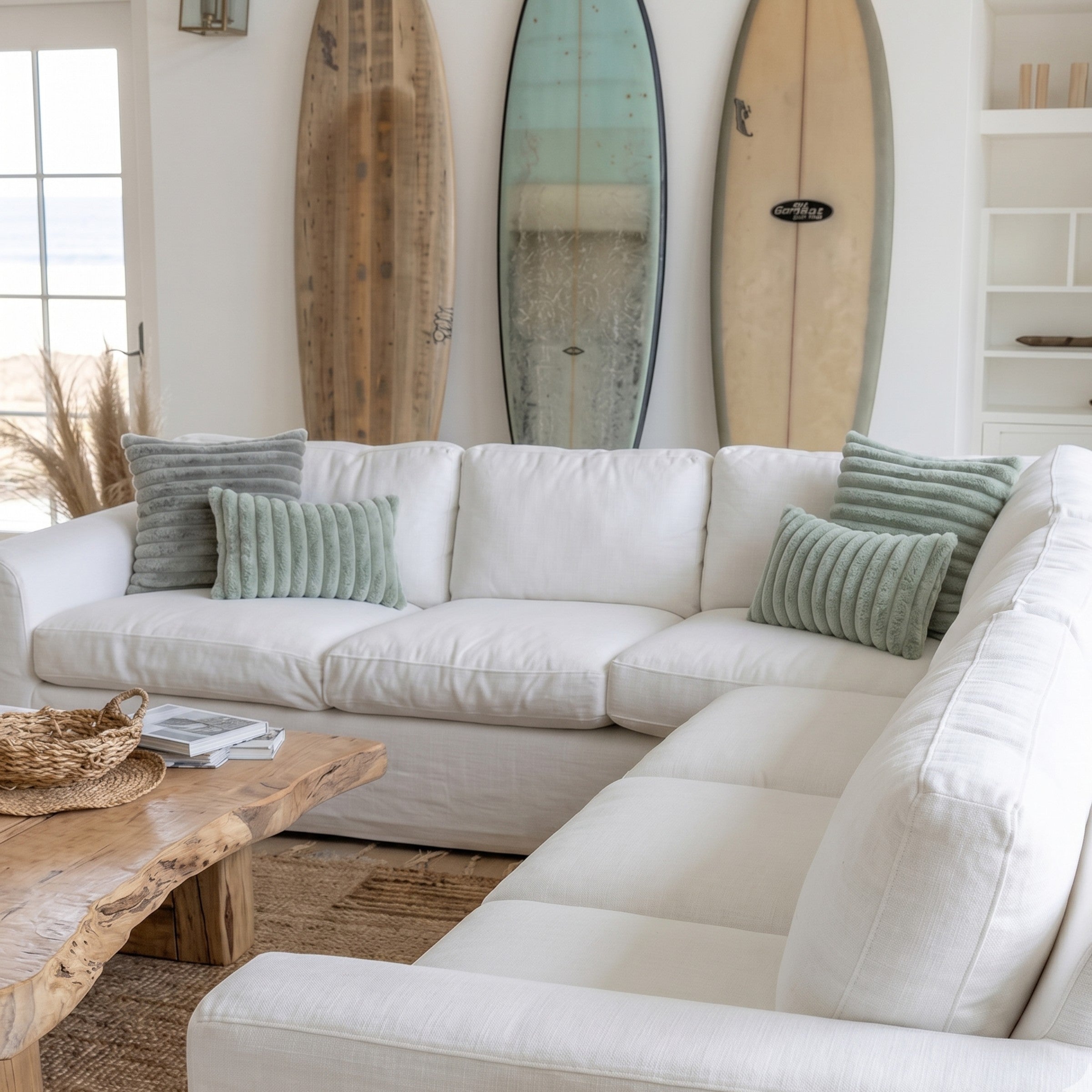 Sulainu Living | Ribbed Cushion Covers – Soft Textured Elegance