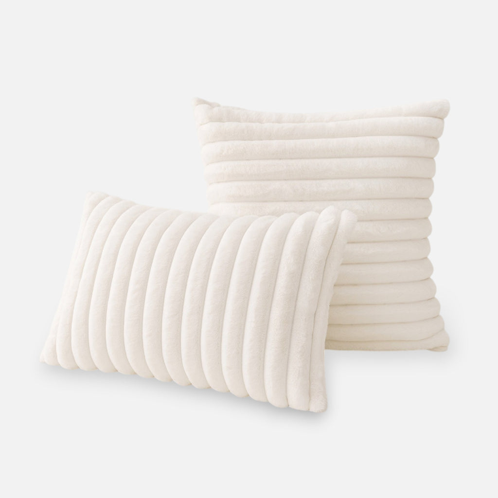 Sulainu Living | Ribbed Cushion Covers – Soft Textured Elegance