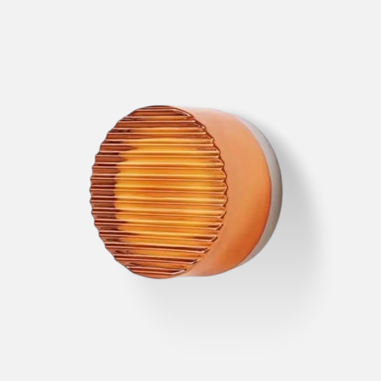 Sulainu Living | Fluted Glass Sconce – Modern Bedside Wall Lamp