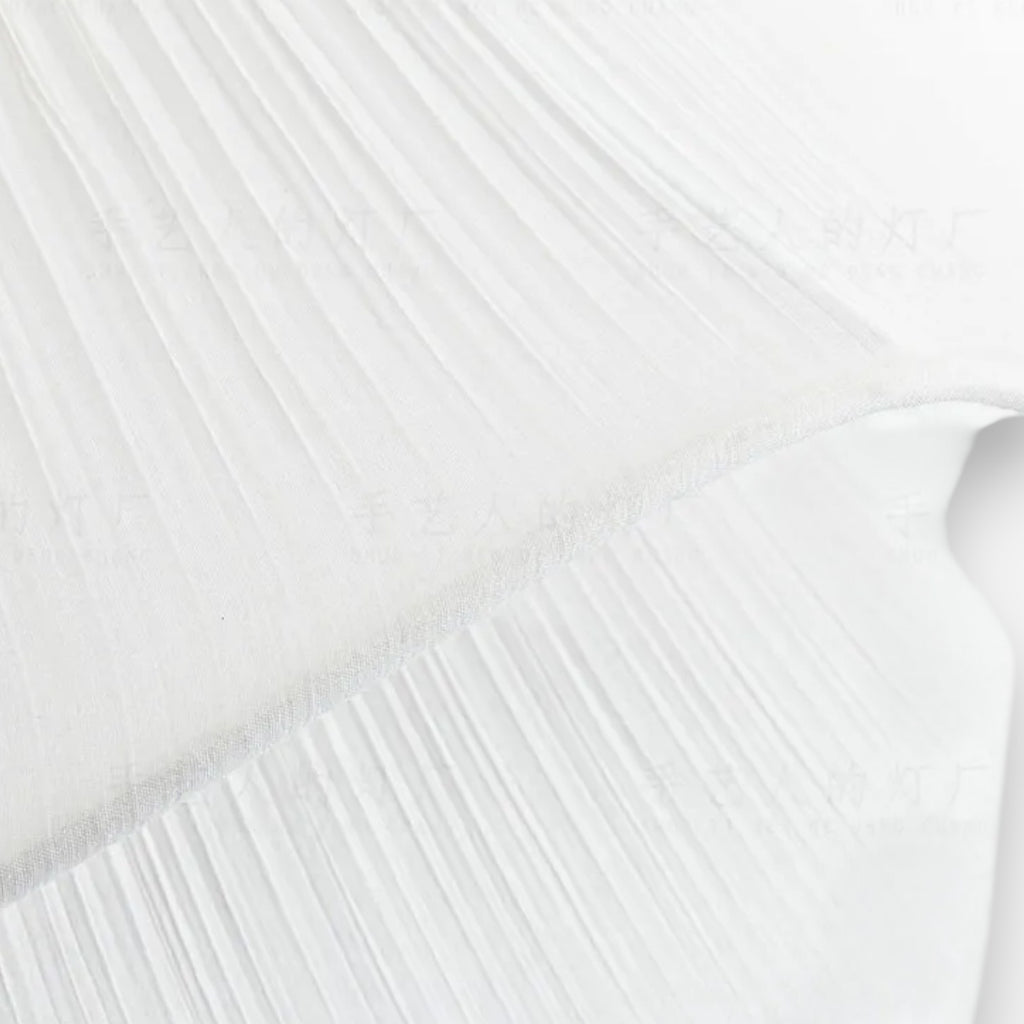 Sulainu Living | Floral Pleated Pendant Light – Nordic LED Glow