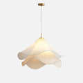 Sulainu Living | Floral Pleated Pendant Light – Nordic LED Glow