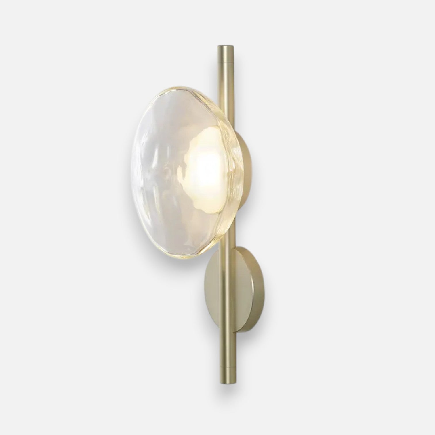 Sulainu Living | Scalloped Glass Sconce – Organic Modern Light