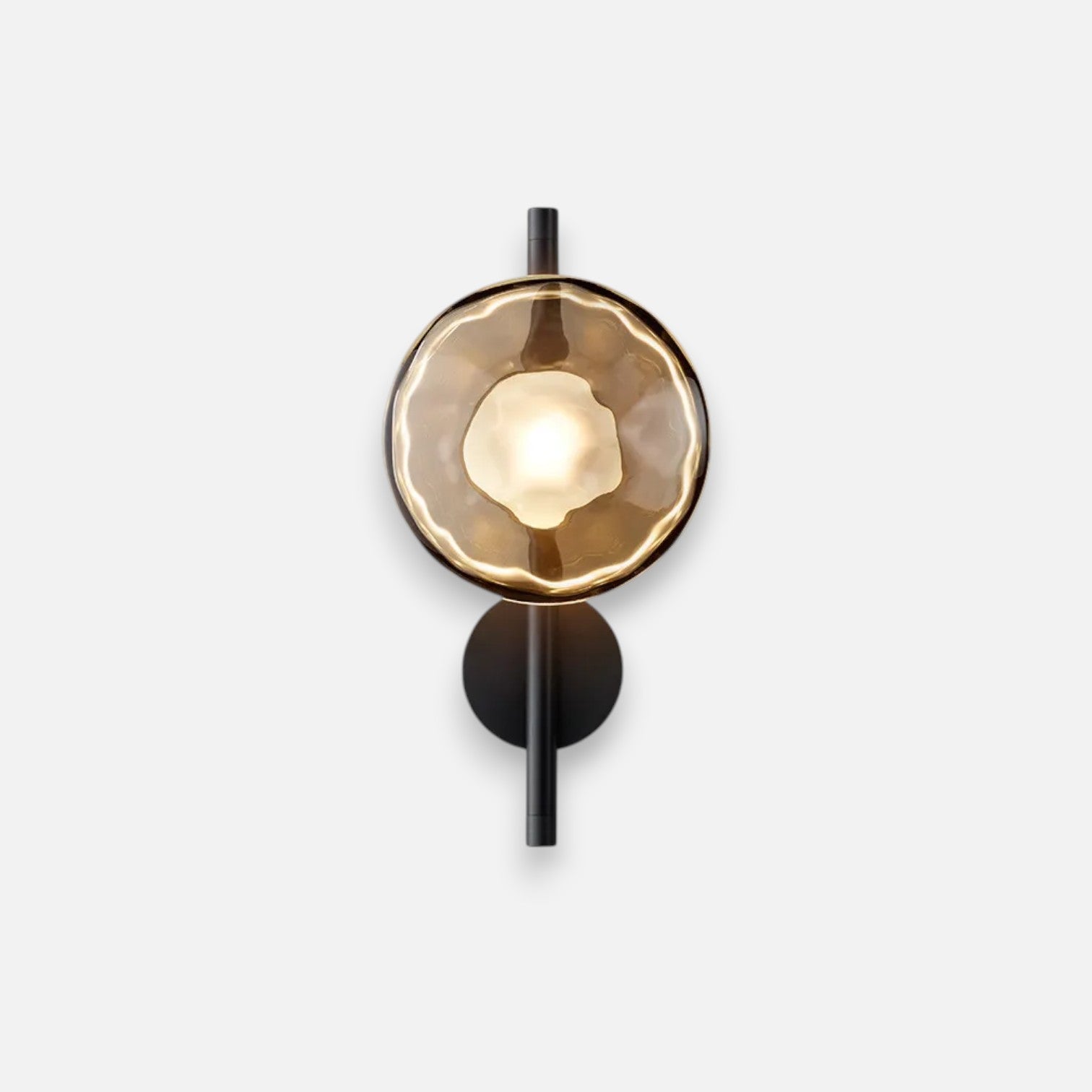 Sulainu Living | Scalloped Glass Sconce – Organic Modern Light