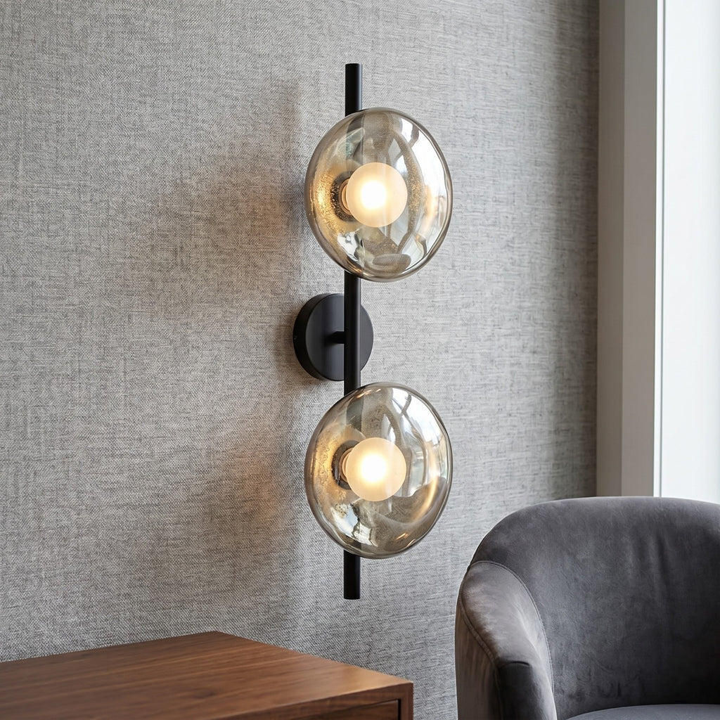 Sulainu Living | Scalloped Glass Sconce – Organic Modern Light