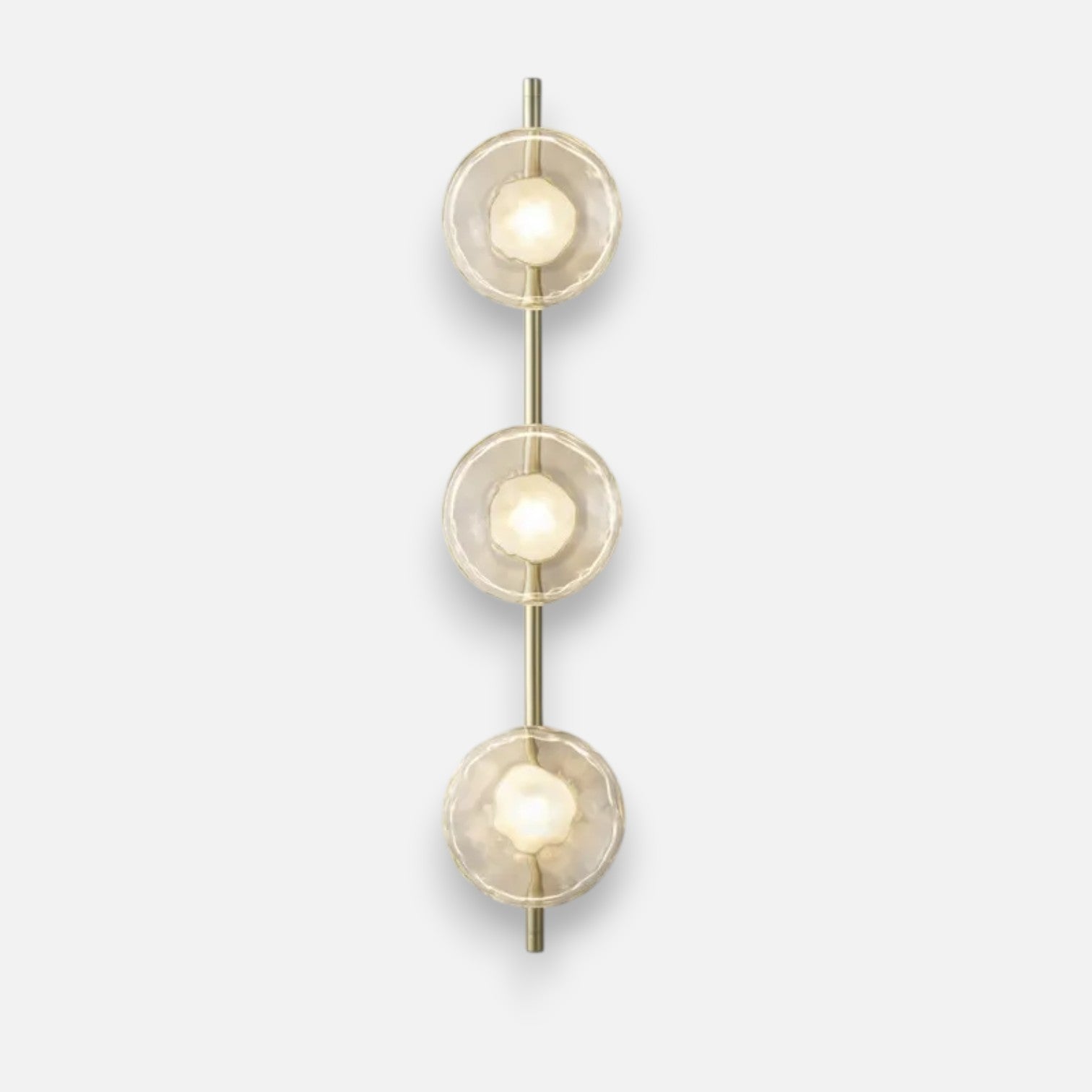 Sulainu Living | Scalloped Glass Sconce – Organic Modern Light