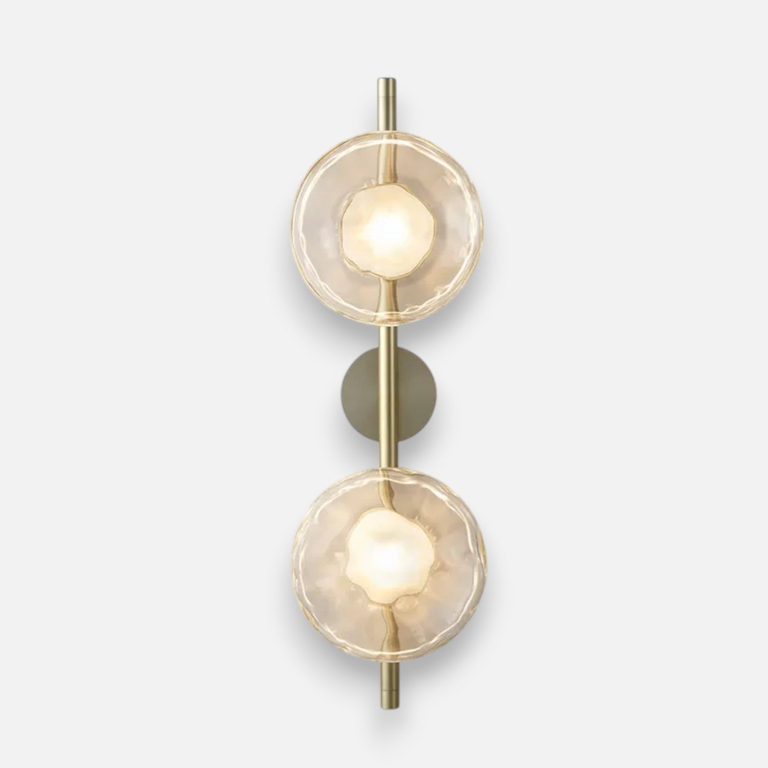Sulainu Living | Scalloped Glass Sconce – Organic Modern Light