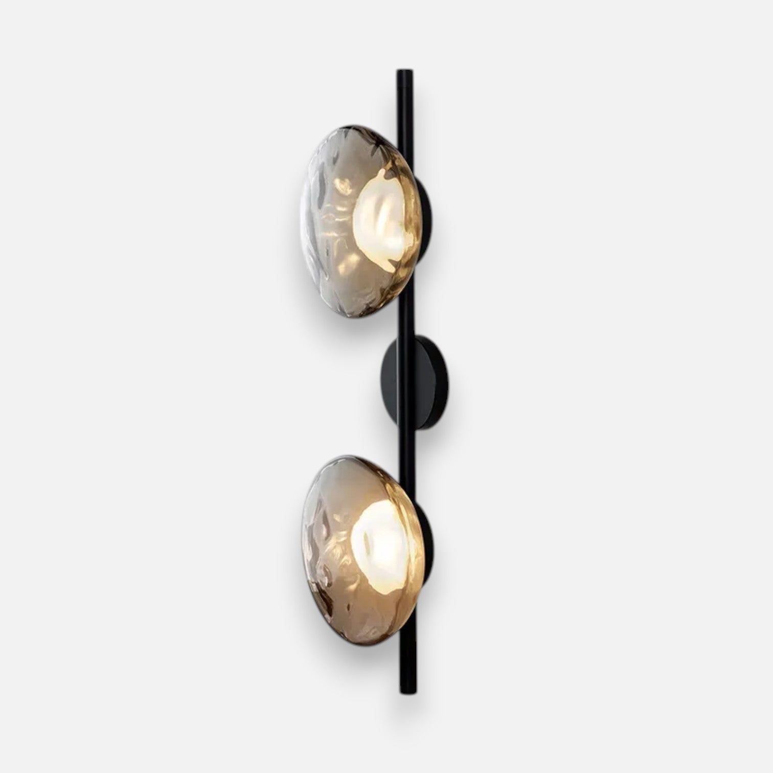 Sulainu Living | Scalloped Glass Sconce – Organic Modern Light