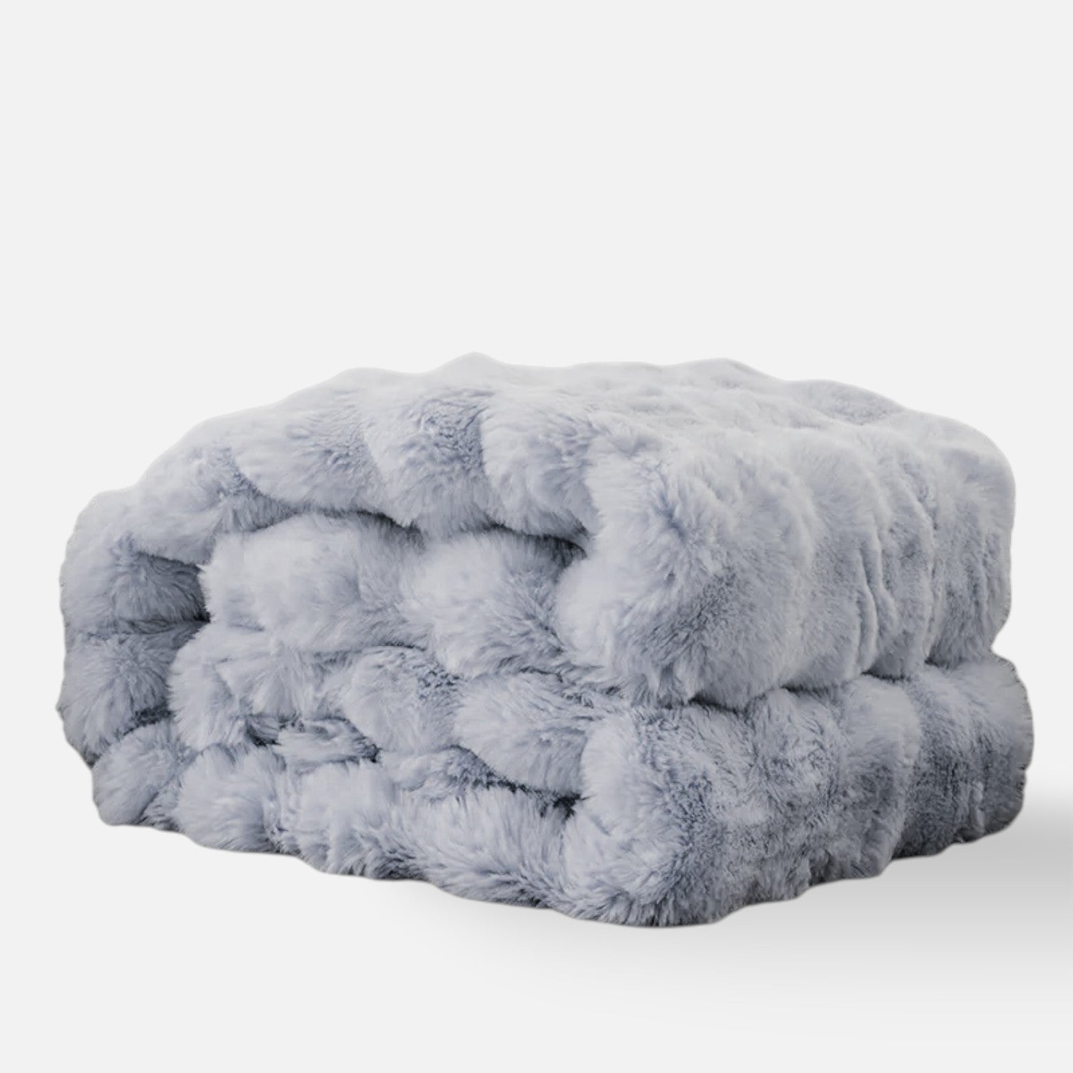 Sulainu Living | Faux Fur Blanket – Sculpted Plush Comfort