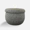 Sulainu Living | Woven Storage Basket Set – Braided Lid Design