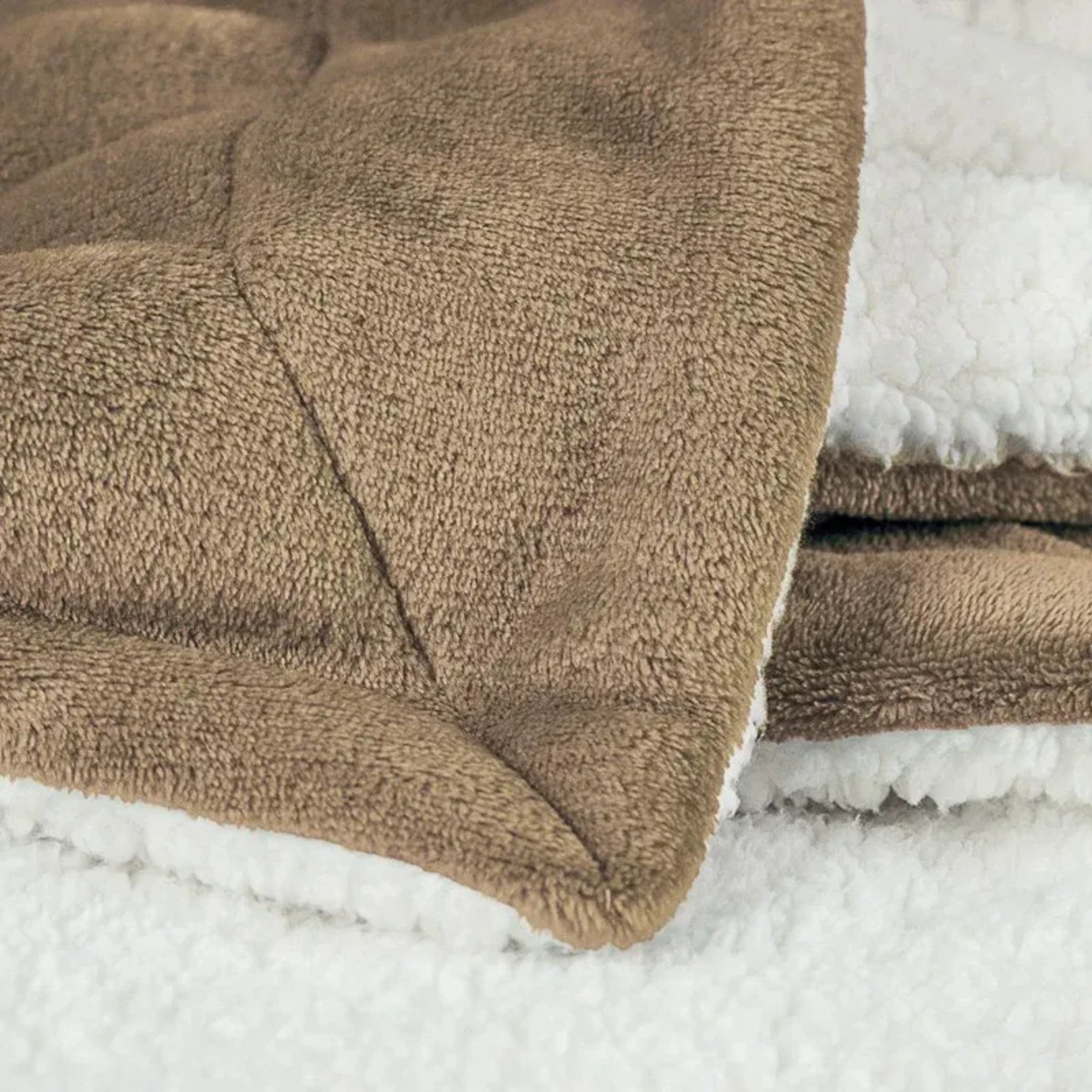 Sulainu Living | Weighted Fleece Blanket – Sherpa Soft Comfort