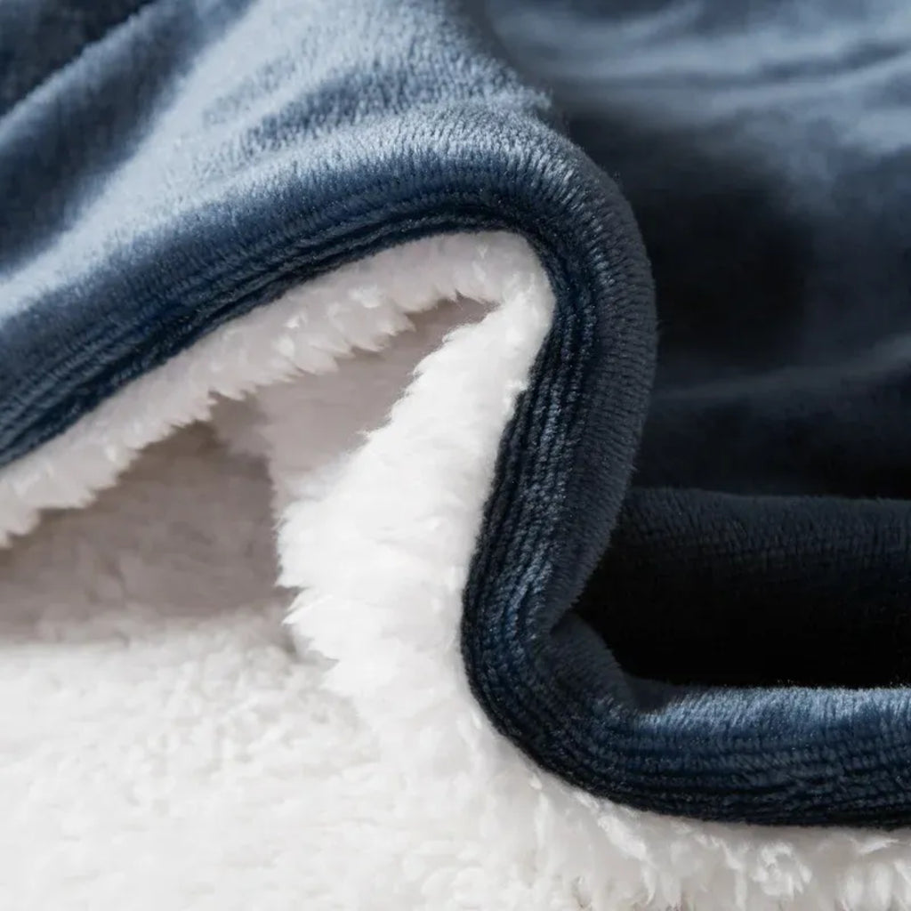 Sulainu Living | Weighted Fleece Blanket – Sherpa Soft Comfort