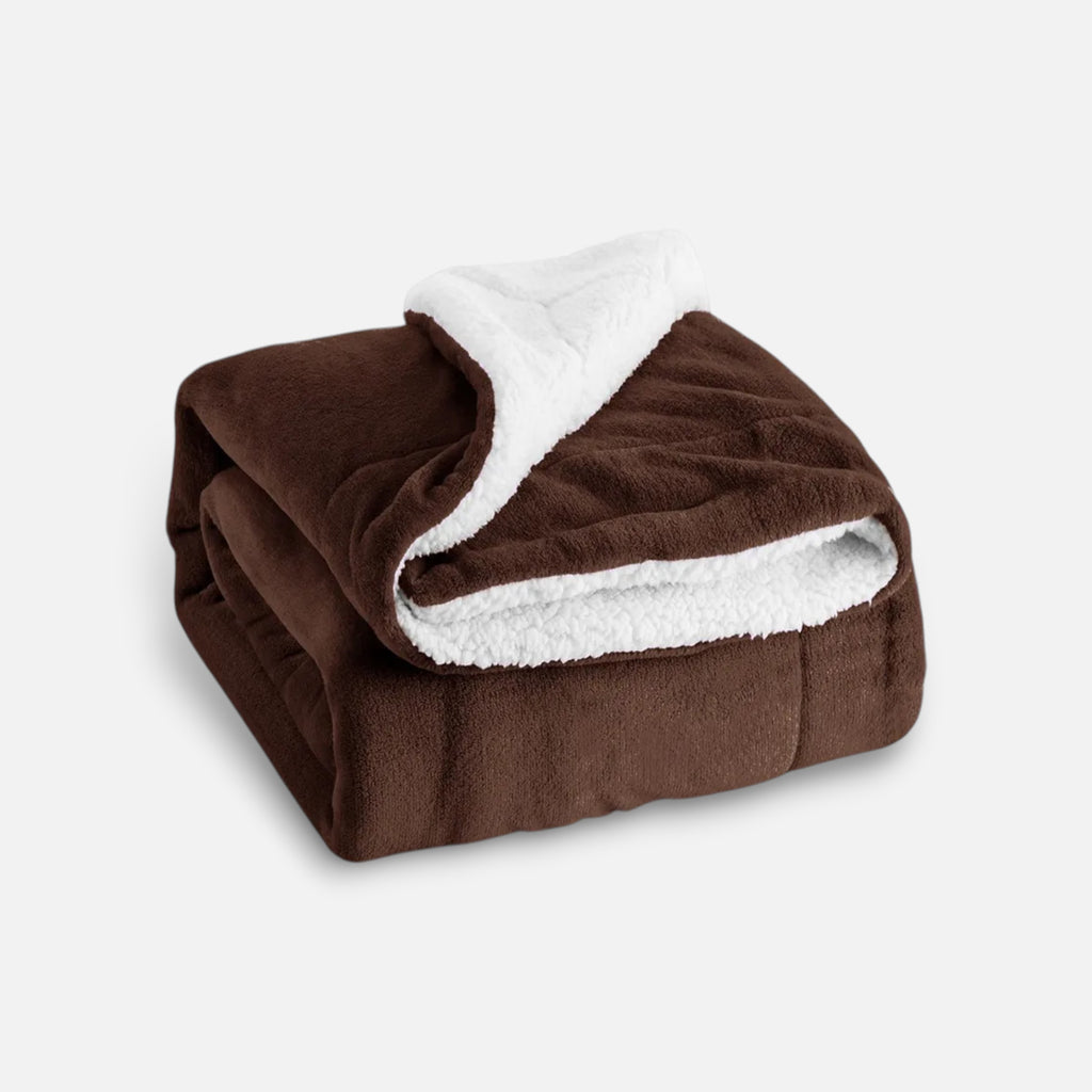 Sulainu Living | Weighted Fleece Blanket – Sherpa Soft Comfort